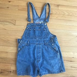 vintage denim overall shorts (overalls) 4/6 S/M